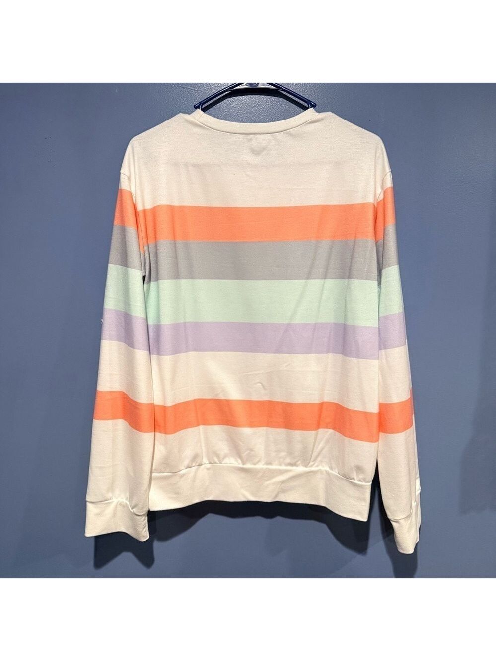 Multicolor Striped Long Sleeve Shirt - Medium - Picture 5 of 5